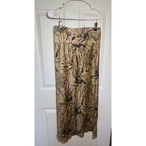 VINTAGE Free People Abstract Midi Skirt